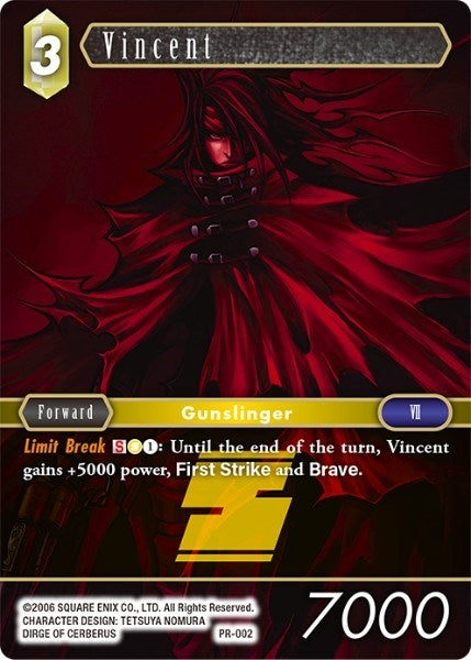 Image for Vincent (PR-002) (FF: Promo Cards) (PR) - Final Fantasy TCG
