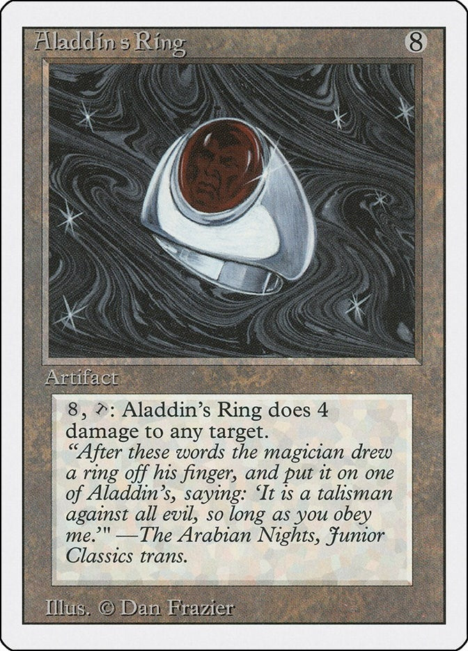 Image for Aladdin's Ring (Revised Edition) (3ED) - Magic: The Gathering