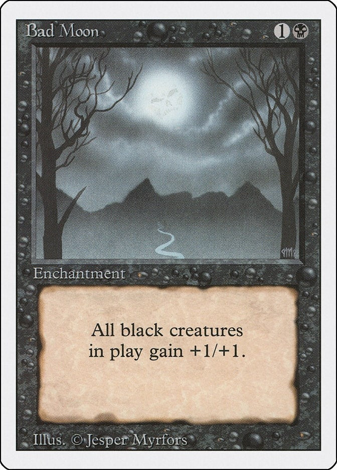 Image for Bad Moon (Revised Edition) (3ED) - Magic: The Gathering