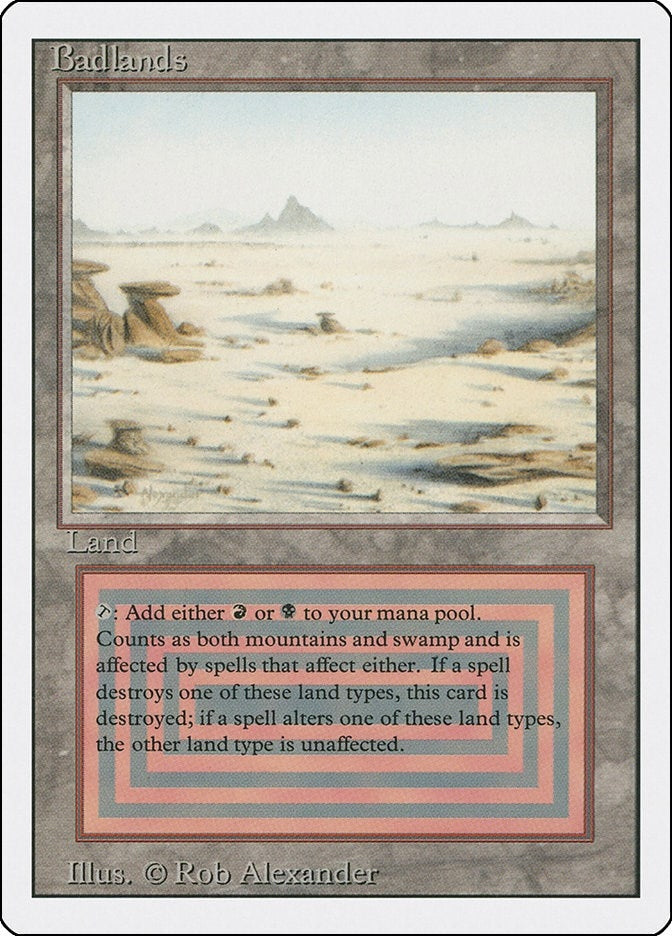 Image for Badlands (Revised Edition) (3ED) - Magic: The Gathering