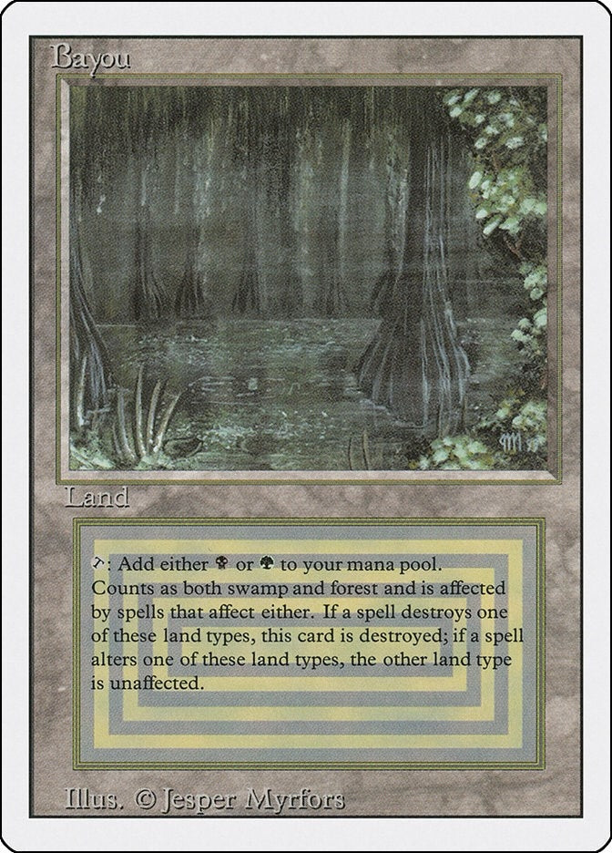 Image for Bayou (Revised Edition) (3ED) - Magic: The Gathering