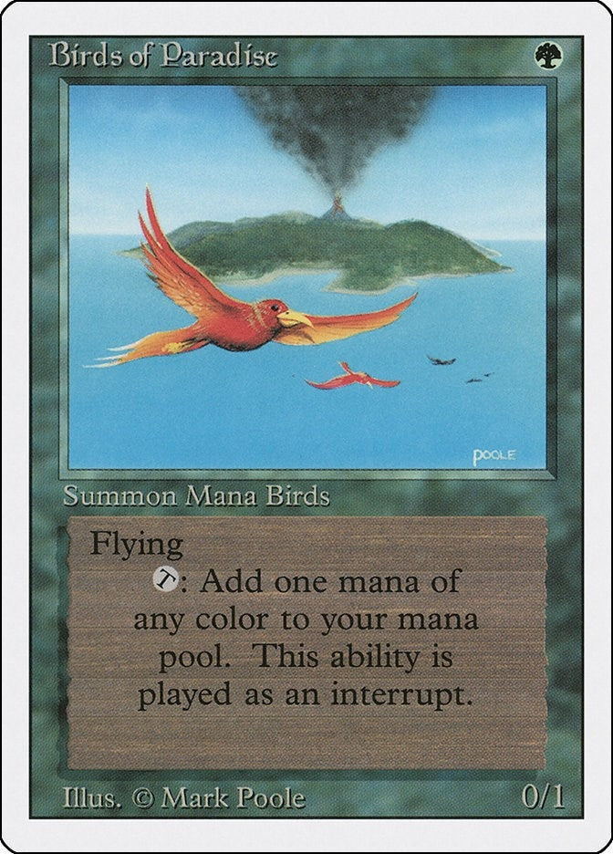 Image for Birds of Paradise (Revised Edition) (3ED) - Magic: The Gathering