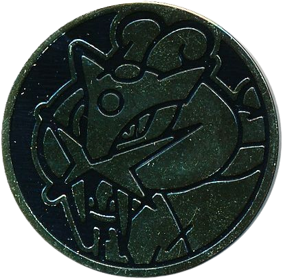 口袋妖怪 Raikou 收藏硬币（金色 Holofoil）