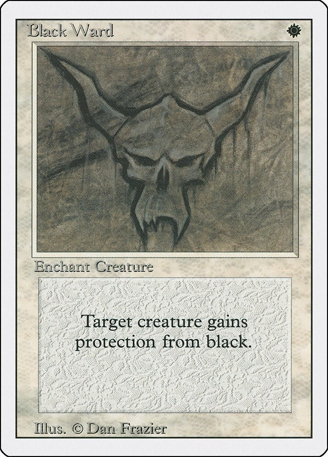 Image for Black Ward (Revised Edition) (3ED) - Magic: The Gathering