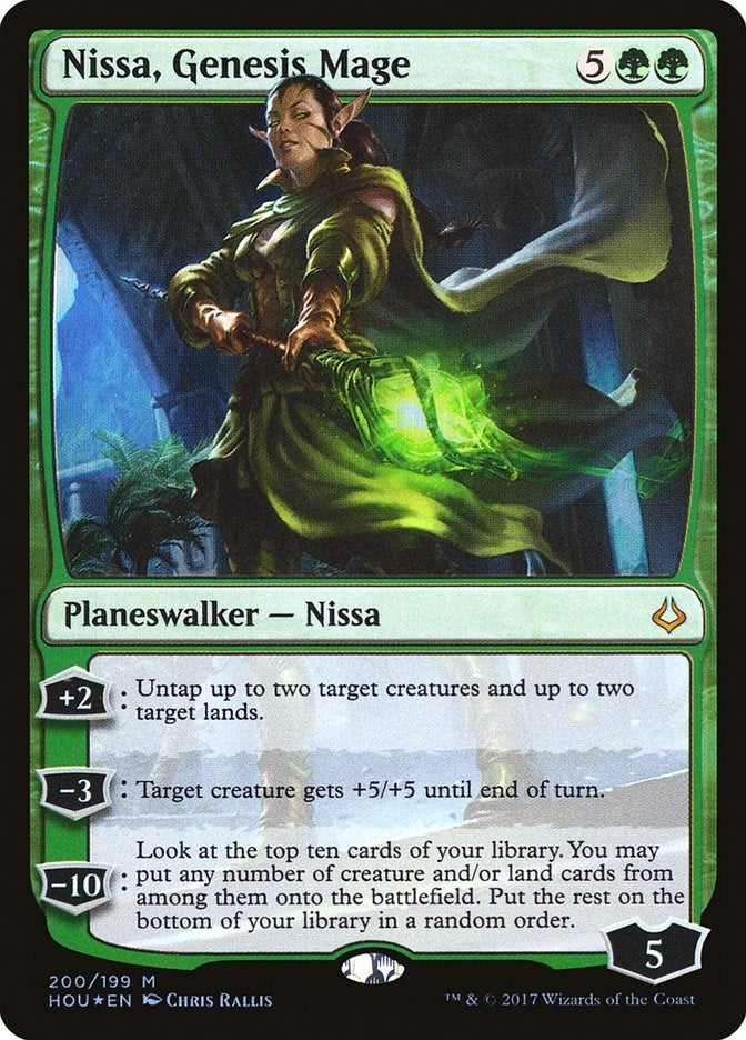 Nissa, Genesis Mage (200) (Hour of Devastation)