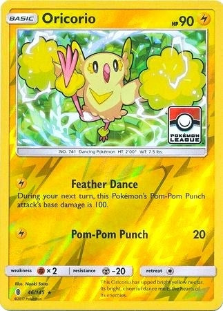 Oricorio - 46/145 (Pokemon League) (046/145) (League & Championship Cards)