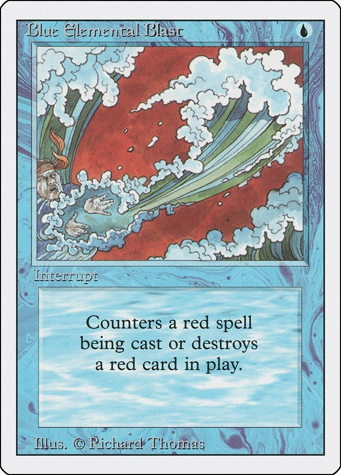 Image for Blue Elemental Blast (Revised Edition) (3ED) - Magic: The Gathering