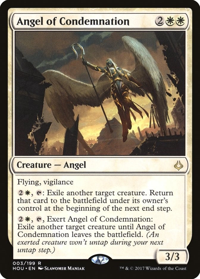 Image for Angel of Condemnation (3) (Hour of Devastation) - Magic: The Gathering
