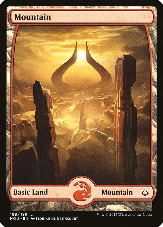 Image for Mountain (188) - Full Art (188) (HOU) - Magic: The Gathering