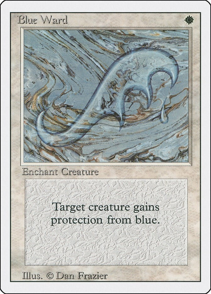 Image for Blue Ward (Revised Edition) (3ED) - Magic: The Gathering