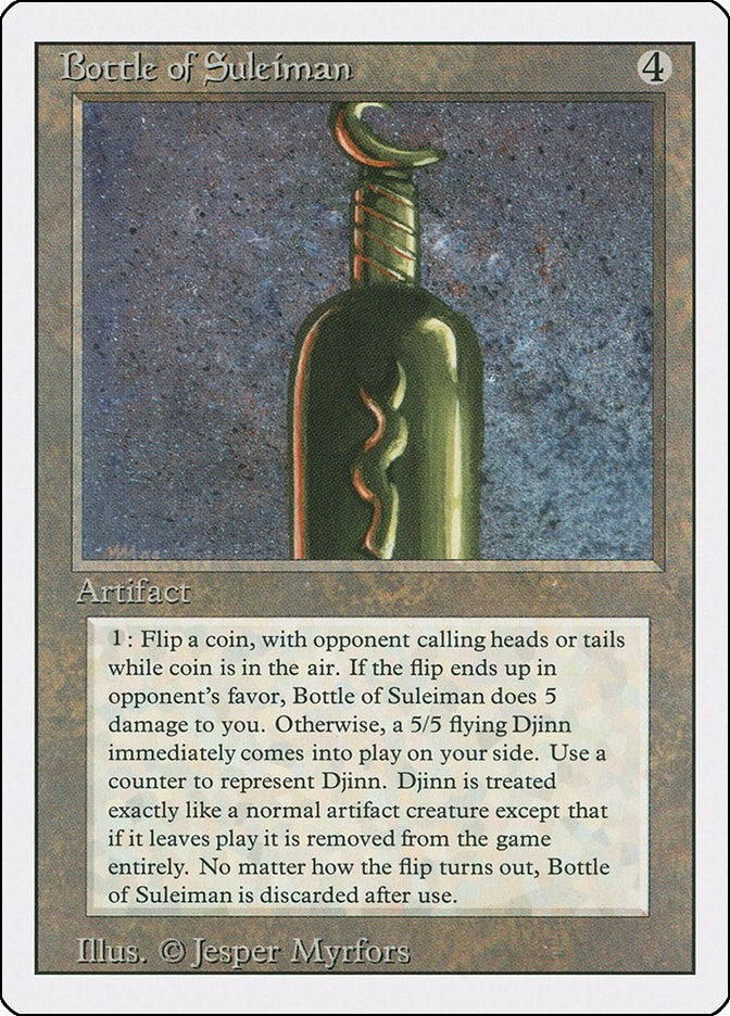 Image for Bottle of Suleiman (Revised Edition) (3ED) - Magic: The Gathering