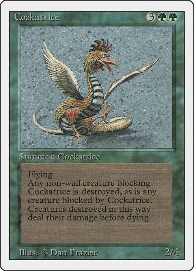 Image for Cockatrice (Revised Edition) (3ED) - Magic: The Gathering