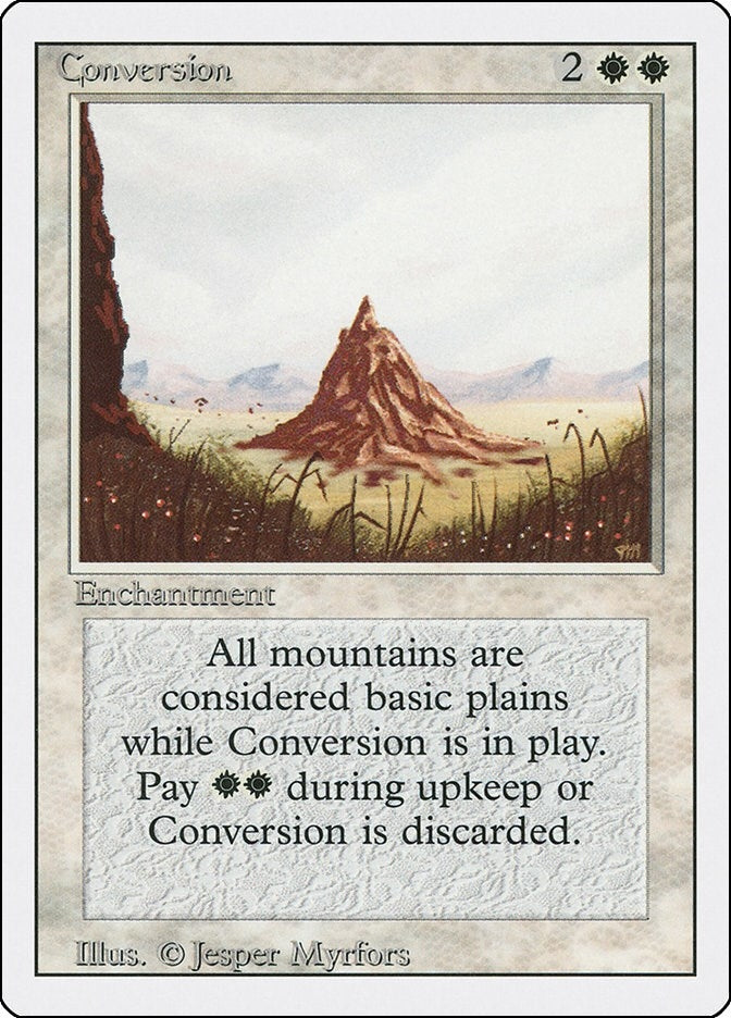 Image for Conversion (Revised Edition) (3ED) - Magic: The Gathering