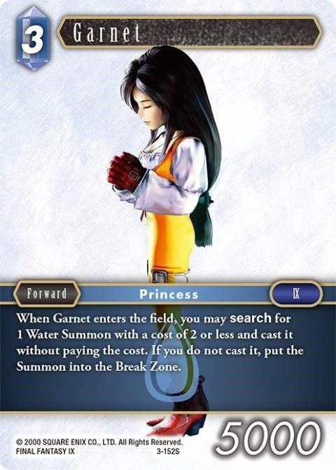 Image for Garnet (Starter) (3-152S) (Opus III) (OP3) - Final Fantasy TCG