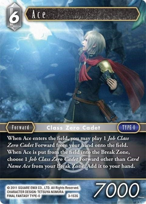 Image for Ace (Starter) (3-153S) (Opus III) (OP3) - Final Fantasy TCG