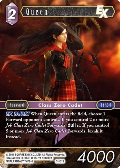 Image for Queen EX (Starter) (3-151S) (Opus III) (OP3) - Final Fantasy TCG