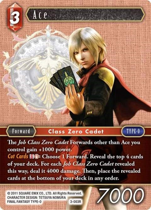 Image for Ace (3-003R) (Opus III) (OP3) - Final Fantasy TCG