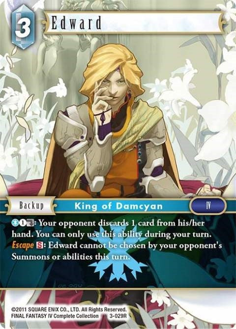 Image for Edward (3-029R) (Opus III) (OP3) - Final Fantasy TCG