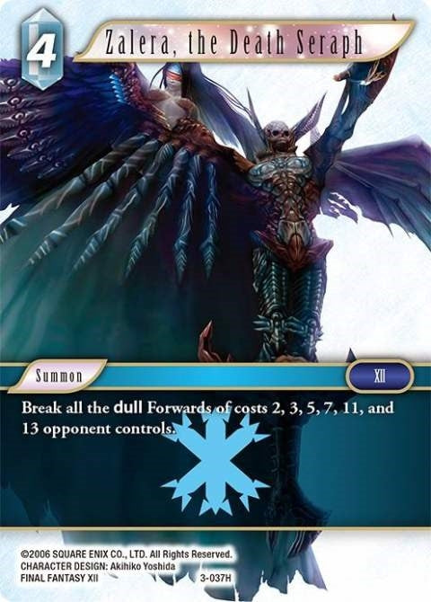 Image for Zalera, the Death Seraph (3-037H) (Opus III) (OP3) - Final Fantasy TCG