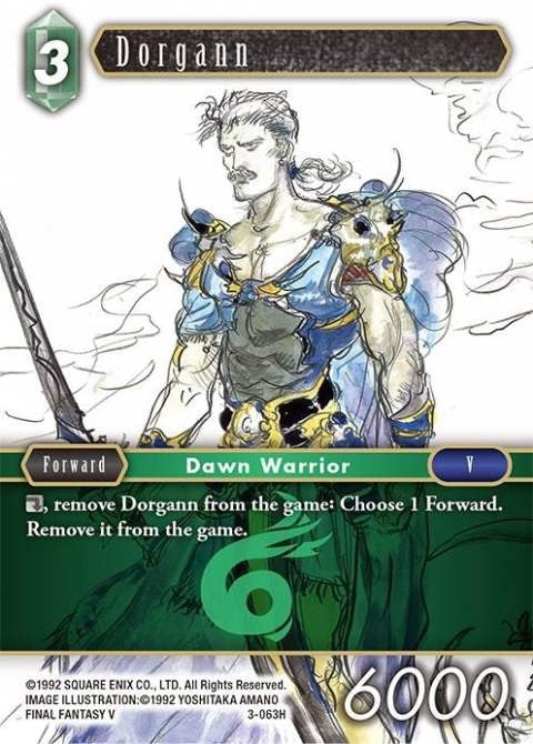 Image for Dorgann (3-063H) (Opus III) (OP3) - Final Fantasy TCG