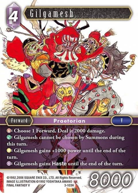 Image for Gilgamesh (3-103H) (Opus III) (OP3) - Final Fantasy TCG