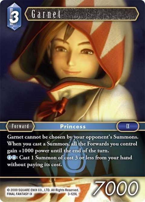 Image for Garnet (3-129L) (Opus III) (OP3) - Final Fantasy TCG