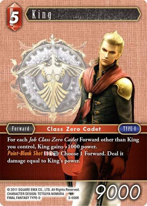 Image for King (3-006R) (Opus III) (OP3) - Final Fantasy TCG