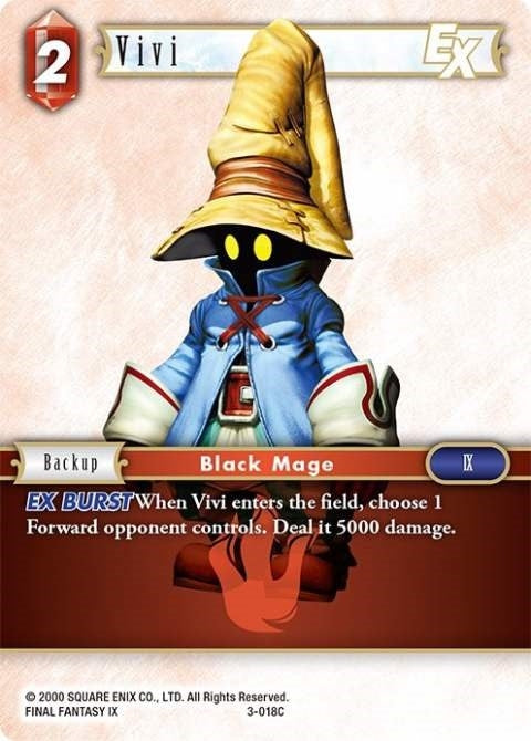 Image for Vivi EX (3-018C) (Opus III) (OP3) - Final Fantasy TCG