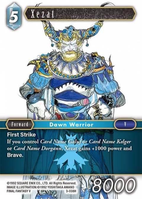 Image for Xezat (3-038H) (Opus III) (OP3) - Final Fantasy TCG
