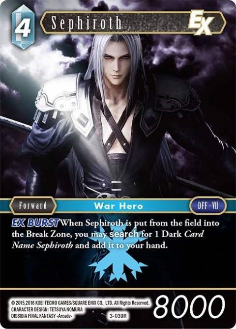 Image for Sephiroth EX (3-039R) (Opus III) (OP3) - Final Fantasy TCG