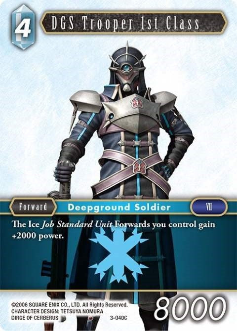 Image for DGS Trooper 1st Class (3-040C) (Opus III) (OP3) - Final Fantasy TCG