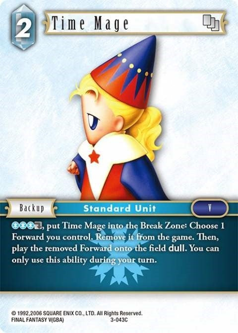 Image for Time Mage (3-043C) (Opus III) (OP3) - Final Fantasy TCG