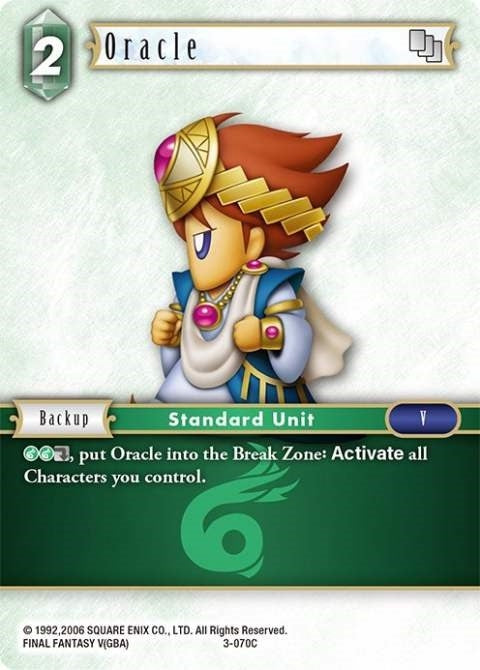 Image for Oracle (3-070C) (Opus III) (OP3) - Final Fantasy TCG