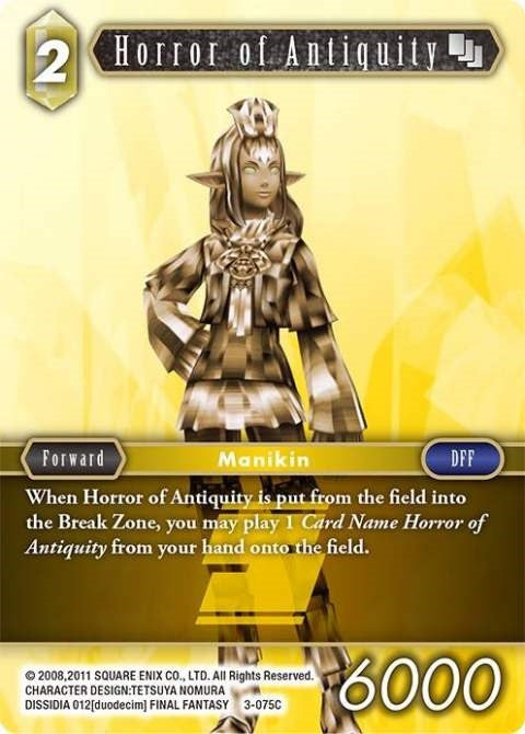 Image for Horror of Antiquity (3-075C) (Opus III) (OP3) - Final Fantasy TCG