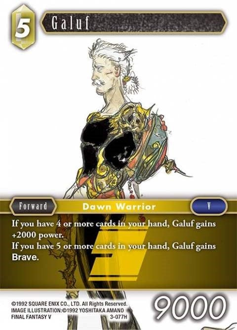 Image for Galuf (3-077H) (Opus III) (OP3) - Final Fantasy TCG