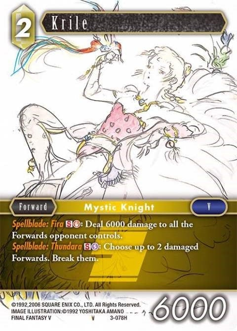 Image for Krile (3-078H) (Opus III) (OP3) - Final Fantasy TCG