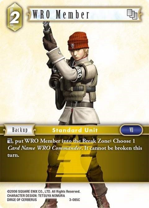 Image for WRO Member (3-085C) (3-085C) (Opus III) (OP3) - Final Fantasy TCG