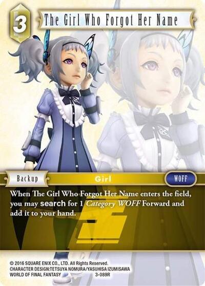 The Girl Who Forgot Her Name 3-089R