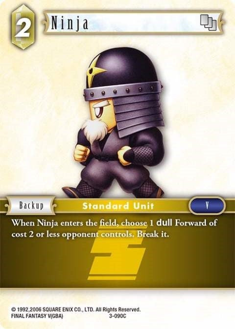 Image for Ninja (3-090C) (Opus III) (OP3) - Final Fantasy TCG