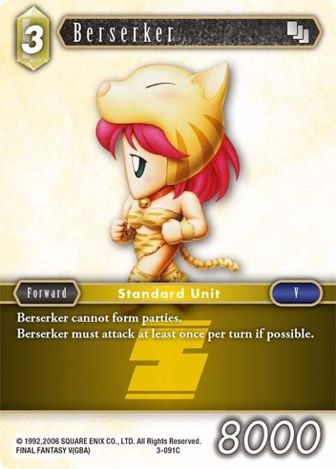 Image for Berserker (3-091C) (Opus III) (OP3) - Final Fantasy TCG