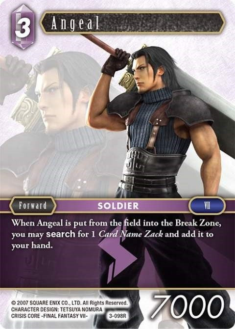 Image for Angeal (3-098R) (Opus III) (OP3) - Final Fantasy TCG