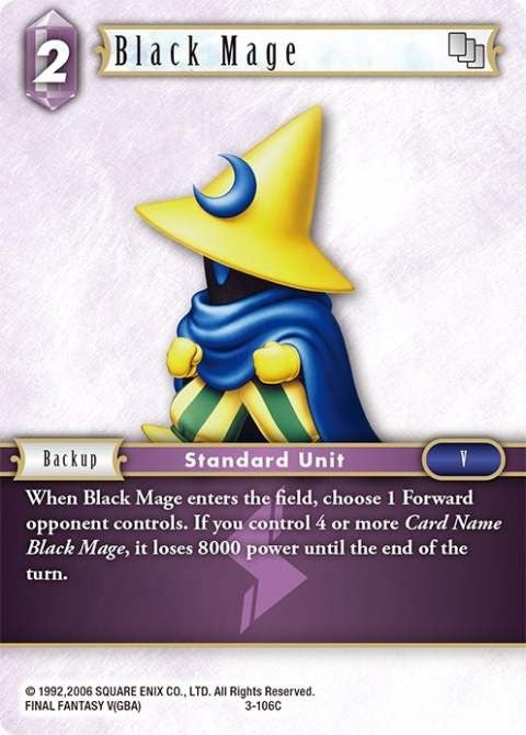 Image for Black Mage (3-106C) (3-106C) (Opus III) (OP3) - Final Fantasy TCG