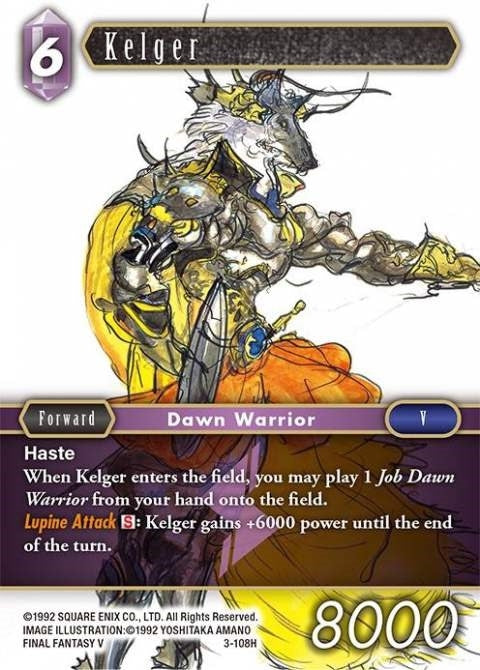 Image for Kelger (3-108H) (Opus III) (OP3) - Final Fantasy TCG