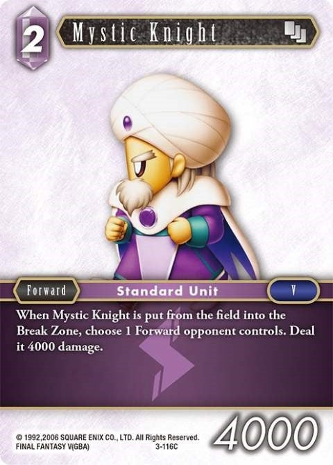 Image for Mystic Knight (3-116C) (3-116C) (Opus III) (OP3) - Final Fantasy TCG