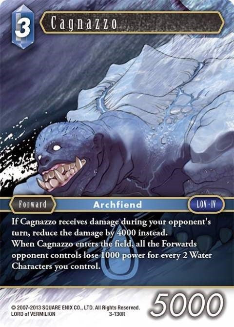Image for Cagnazzo (3-130R) (Opus III) (OP3) - Final Fantasy TCG