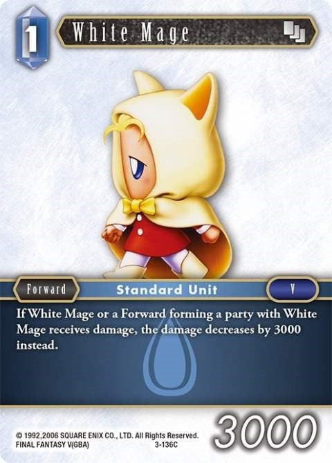 Image for White Mage (3-136C) (Opus III) (OP3) - Final Fantasy TCG