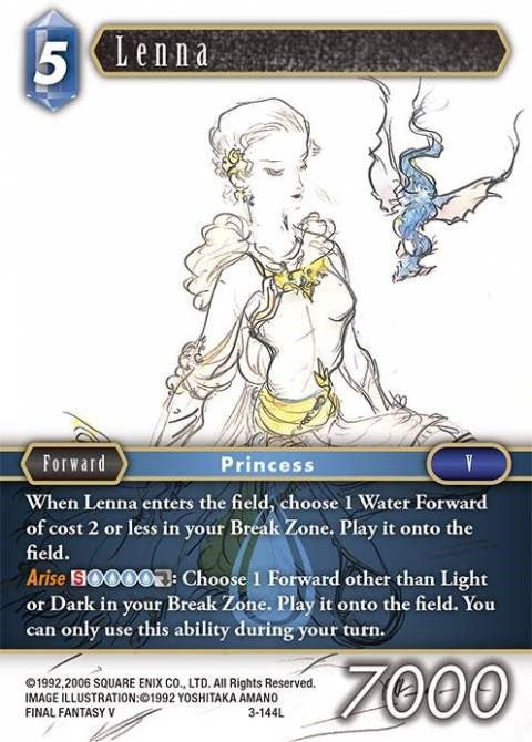 Image for Lenna (3-144L) (Opus III) (OP3) - Final Fantasy TCG