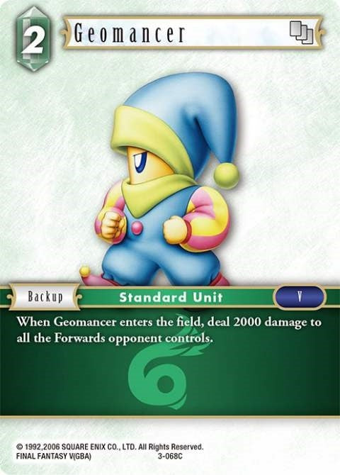 Image for Geomancer (3-068C) (Opus III) (OP3) - Final Fantasy TCG