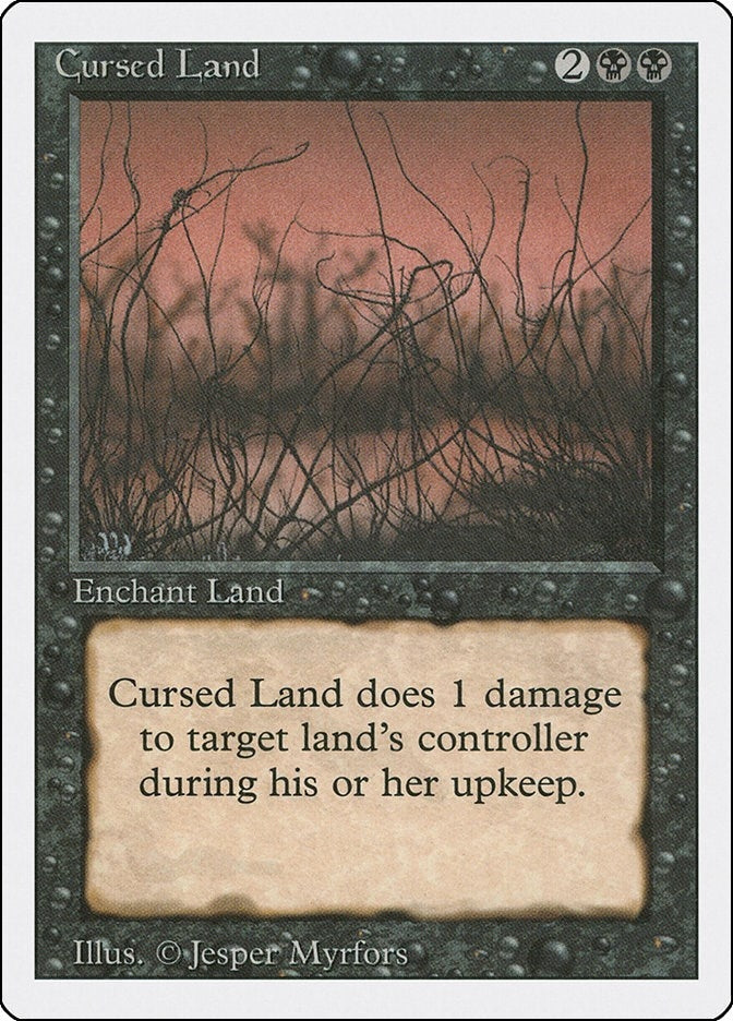 Image for Cursed Land (Revised Edition) (3ED) - Magic: The Gathering