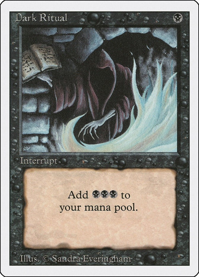 Image for Dark Ritual (Revised Edition) (3ED) - Magic: The Gathering